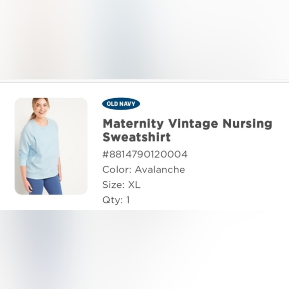 Maternity vintage nursing sweater - Picture 2 of 3